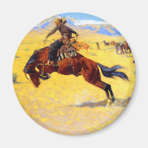 Íman Remington Old West Horse and Cowboy