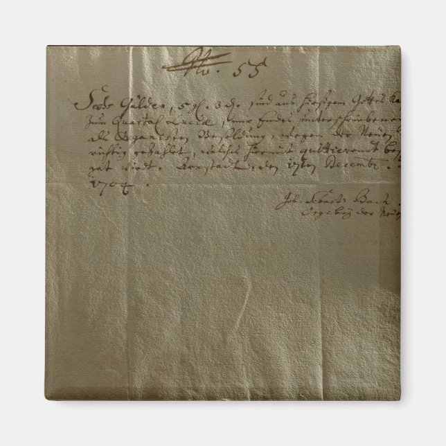 Íman Remuneração Recepção, 17 de dezembro de 1704 (Frente)