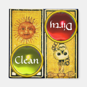 ÍMAN RENASCIMENTO ANTIGO TAROTS /SUN E ÁS DAS ESPADAS