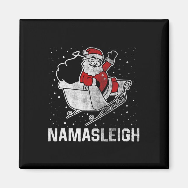 Íman René de Namasleigh Santa Claus Enviando Presente (Frente)