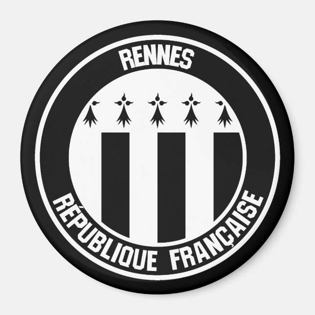 Íman Rennes Round Emblem (Frente)