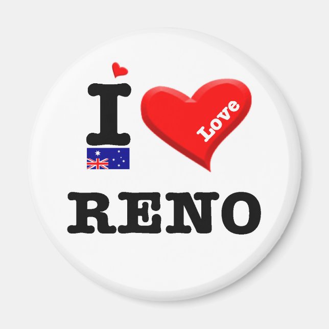 Íman RENO - I Love (Frente)
