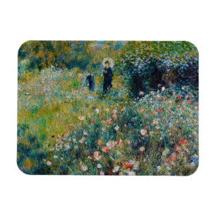 Íman Renoir - Mulher com Parasol num Jardim