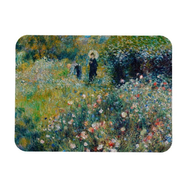 Íman Renoir - Mulher com Parasol num Jardim (Horizontal)
