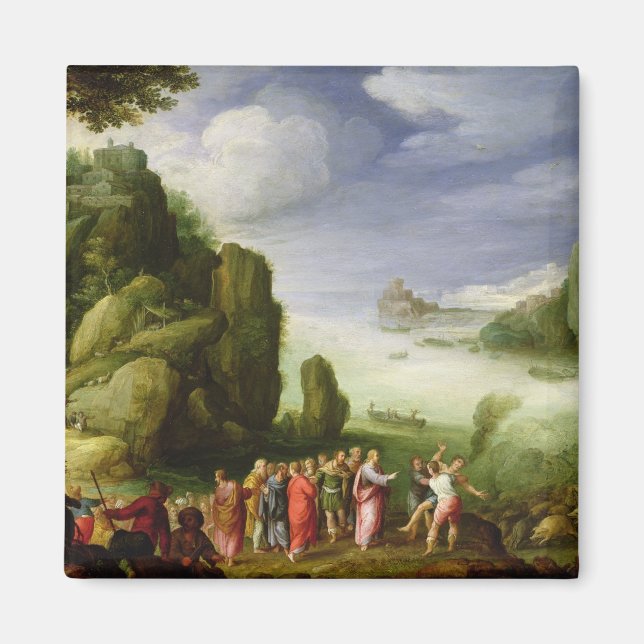 Íman Reparação do cristo Possível de Gerasa, 1608 (Frente)