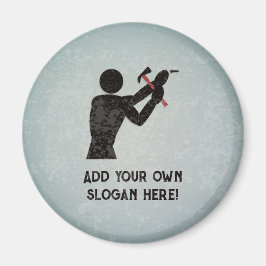 Íman Reparar Cara, Handyman, DIY King - adicionar texto