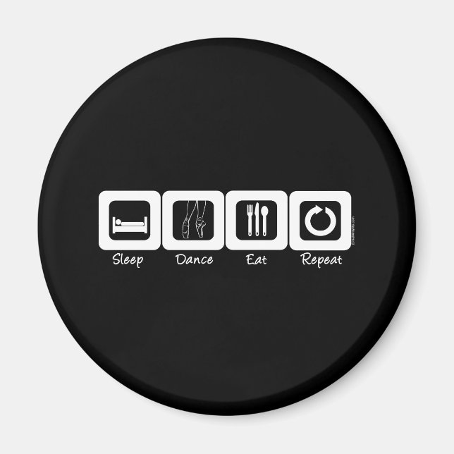 Íman Repetição de alimentação do Balé de latência (Frente)