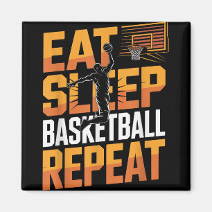 Íman Repetições de basquete do sono, jogador, garotos, 