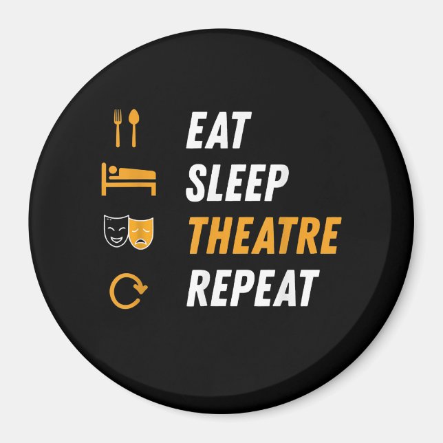 Íman Repetir Teatro De Sono (Frente)