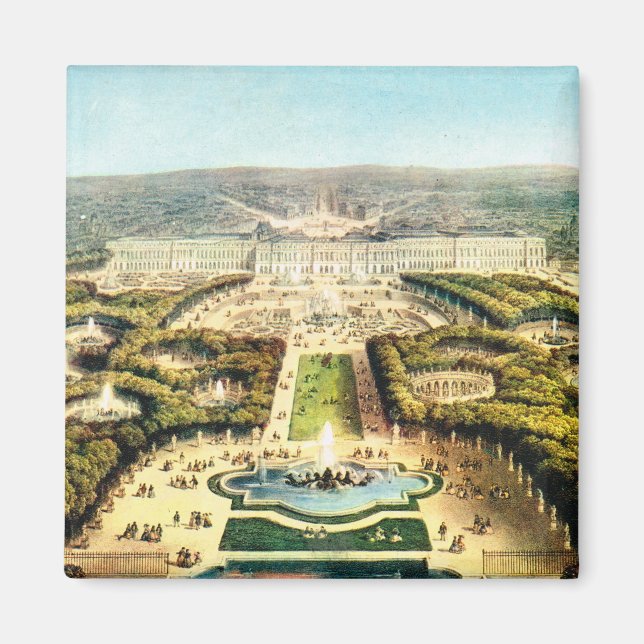 Íman Réplica Vintage France, Palais de Versailles (Frente)