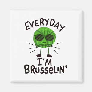 Íman Repolho de Bruxelas Vegano
