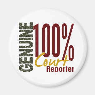 Íman Repórter de corte genuíno