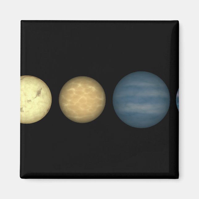 Íman Representação de artista comparando anãs marrons 2 (Frente)