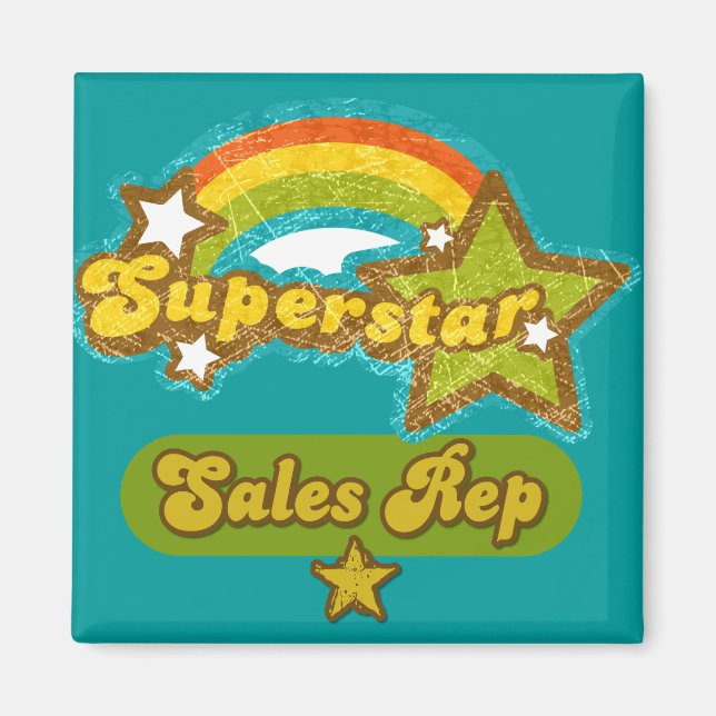 Íman Representante de Vendas Superstar (Frente)