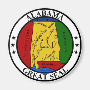 Íman Representante do símbolo da bandeira de Estados