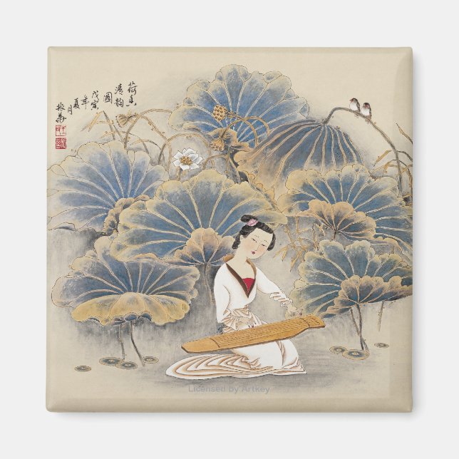 Íman Reproduzindo Música por Lotus Pond (Frente)