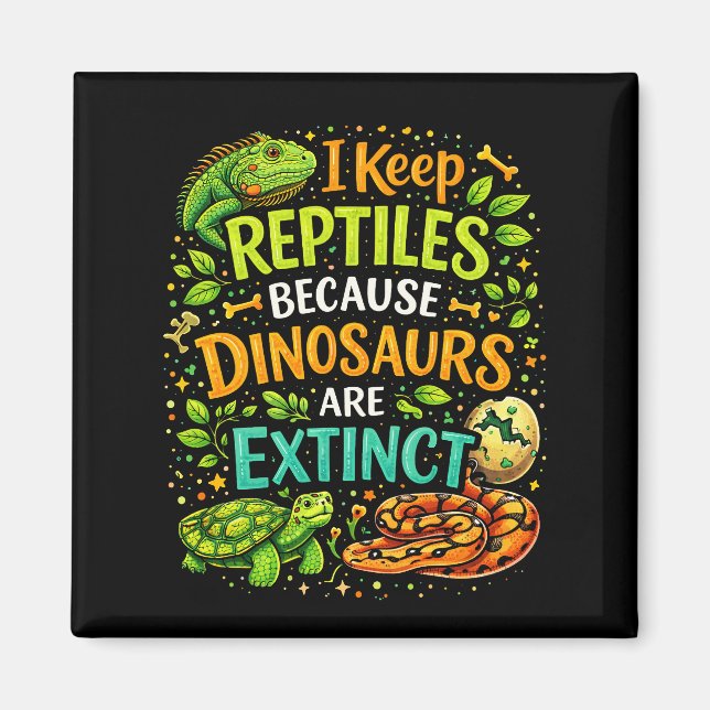Íman Reptiles Rule (Frente)