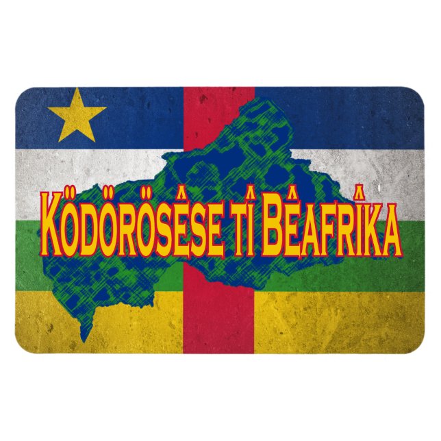 Íman República Centro-Africana (Horizontal)