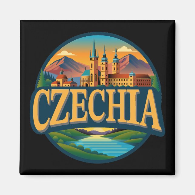 Íman República Checa Europa (Frente)