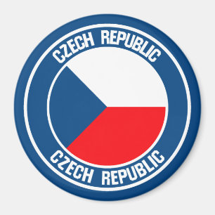 Íman República Checa - Redonda de Emblem