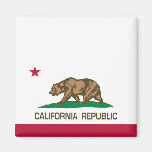 Íman República de Califórnia (bandeira do estado)