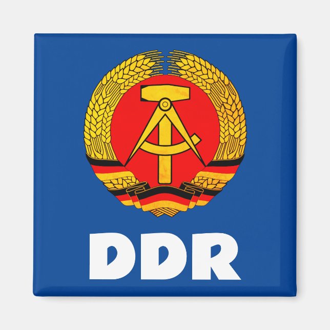 Íman República Democrática Alemã (DDR, GDR) Alemanha Or (Frente)