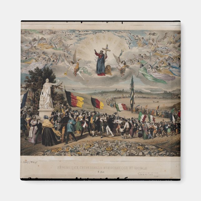 Íman República Democrática e Social Universal, 1848 (Frente)