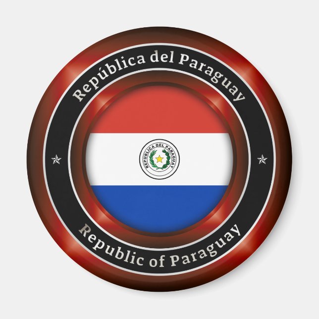 Íman República do Paraguai (Frente)