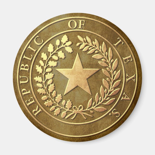 Íman República do Texas Seal (Frente)