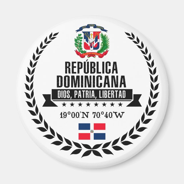 Íman República Dominicana (Frente)