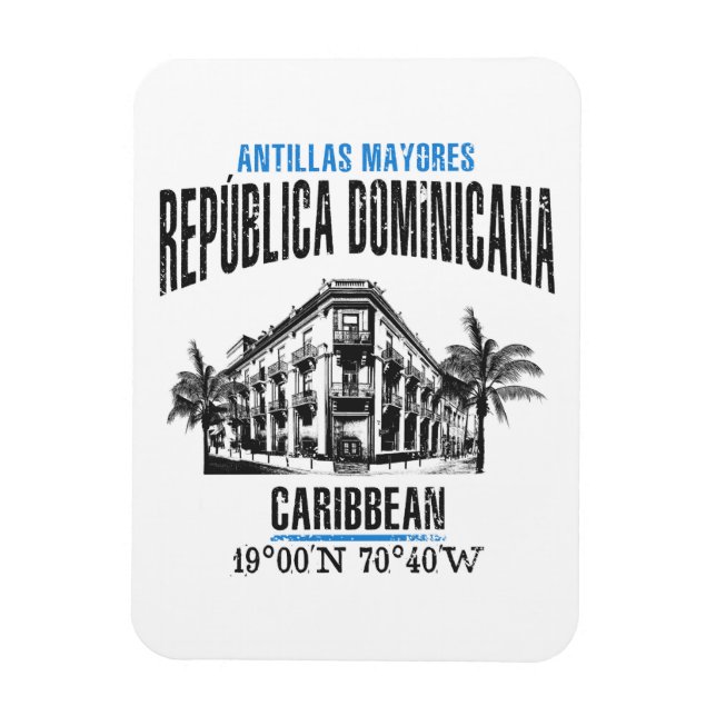 Íman República Dominicana (Vertical)