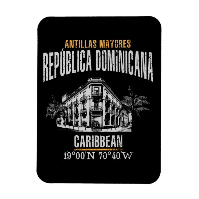 Íman República Dominicana (Vertical)