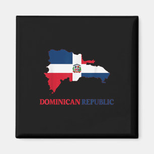 Íman República Dominicana Bandeira Viagem Souvenir Domi
