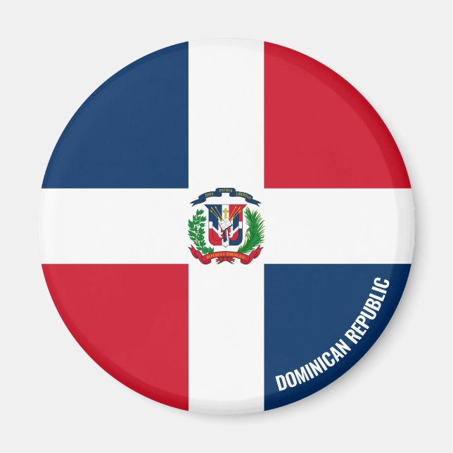 Íman República Dominicana Sinalizador charmoso Magnet P (Frente)