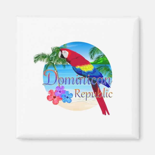 Íman República Dominicana Tropical (Frente)