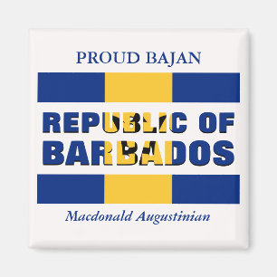 Íman República Personalizada de Barbados