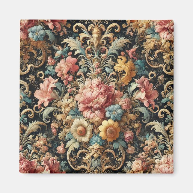 Íman Requiem para Arcana - Design Floral Gótico (Frente)