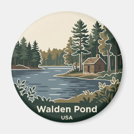Íman Reserva Estadual de Walden Pond EUA