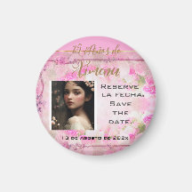 Reserva la fecha /Guarda a data em Rosa y Oro