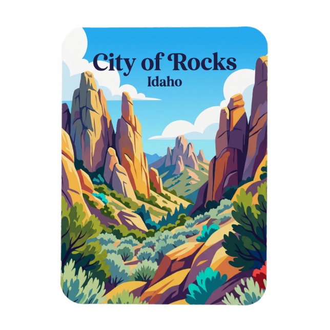 Íman Reserva Nacional Cidade das Rochas Idaho (Vertical)