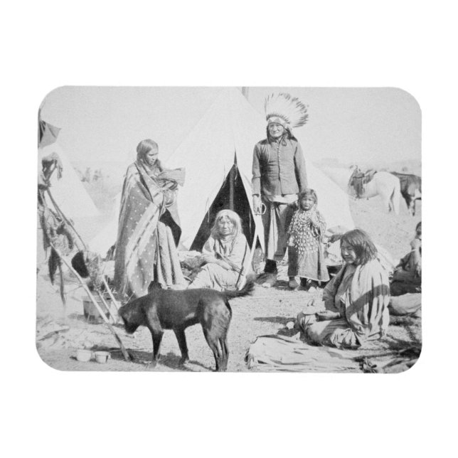 Íman Reserva Sioux em Pine Ridge, Dakota do Sul, (Horizontal)