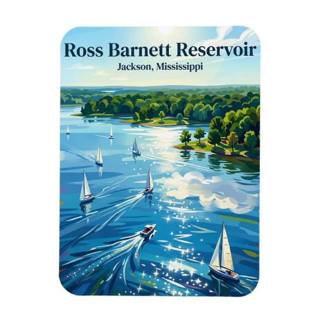 Íman Reservatório Ross Barnett Mississippi (Vertical)
