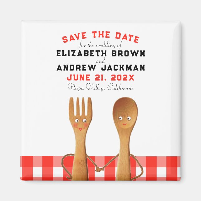 Íman Reserve a data para casamento (Frente)