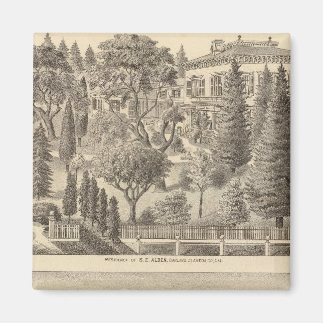 Íman Residência Alden, Trato de Harmon (Frente)