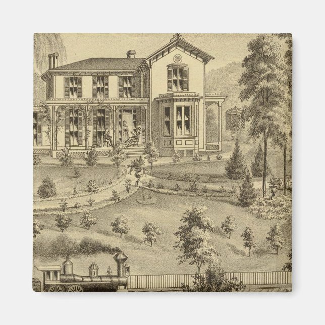 Íman Residência de David R Kerr (Frente)