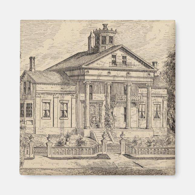 Íman Residência de EE Marsh, Brandon em Vermont (Frente)