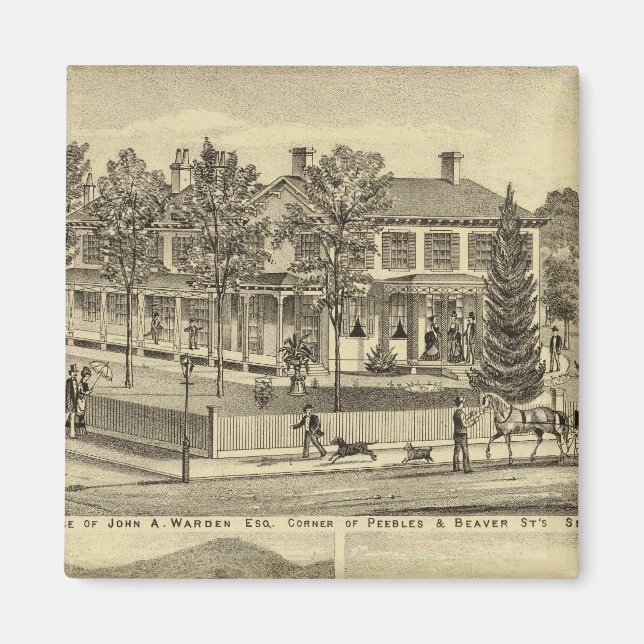 Íman Residência de John A Warden Sewickley (Frente)