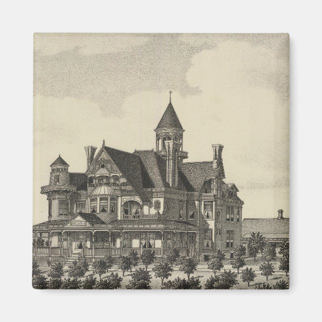 Íman Residência de John D Knox, Topeka, Kansas (Frente)