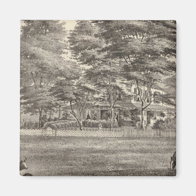 Íman Residência do Dr. Robert Laird, Esquadrão, NJ (Frente)