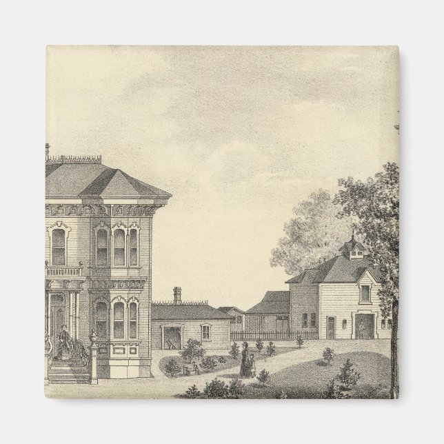 Íman Residência Laugenour, Woodland (Frente)